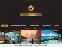 Tablet Screenshot of neverawastedjourney.com